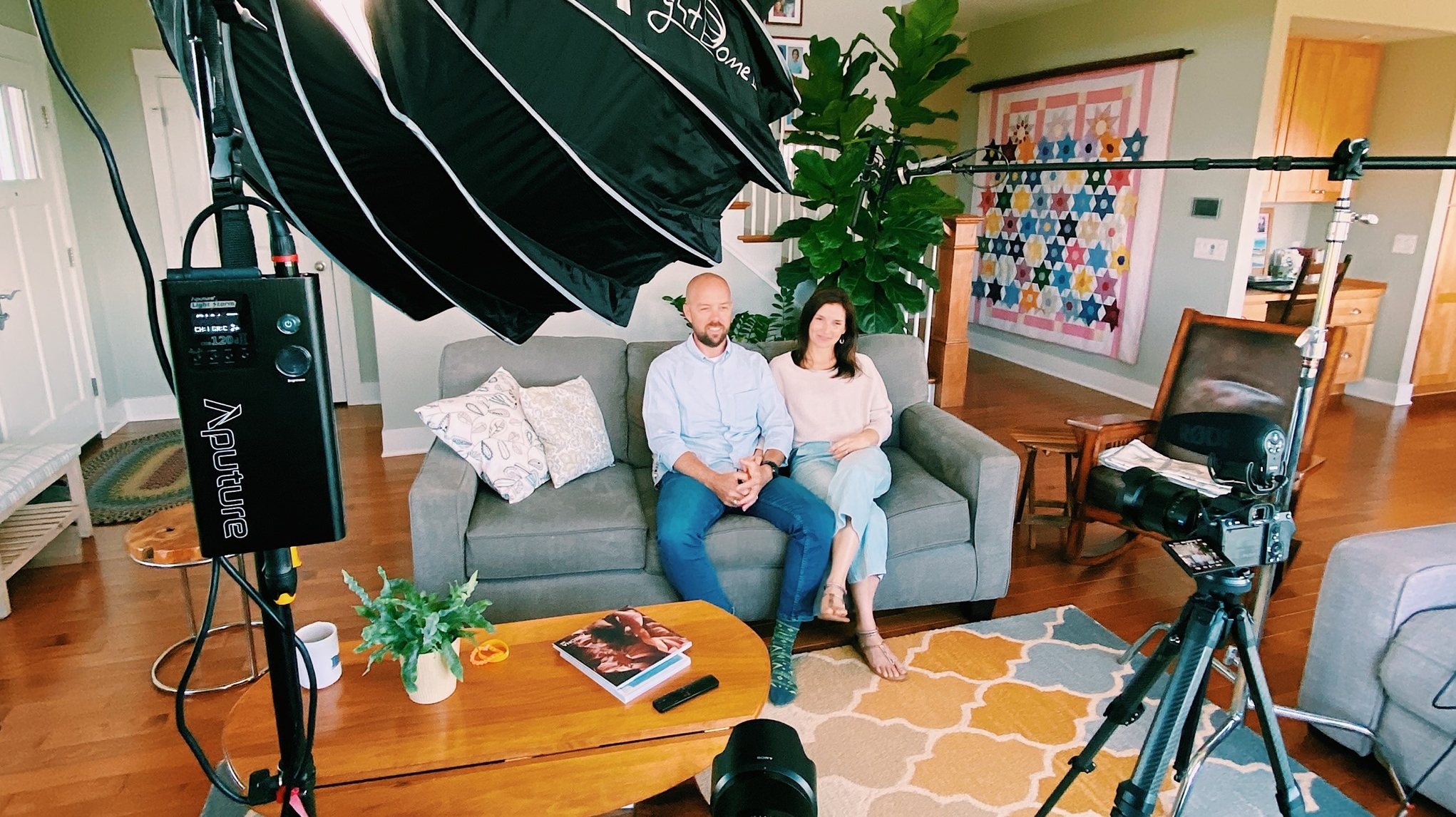 Estland team shooting a brand video for a client.