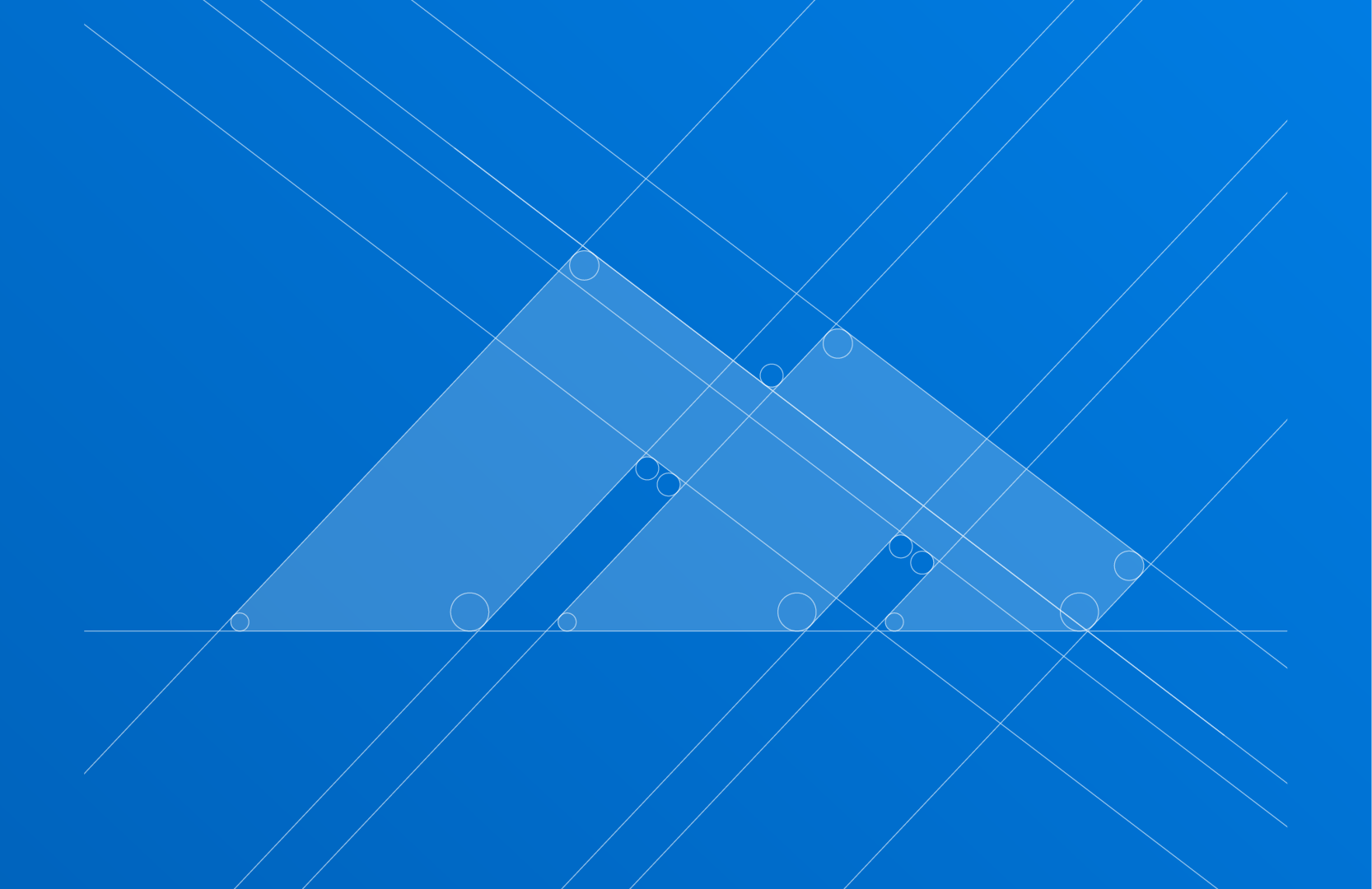 Blumont Energy logo icon demonstrating the logo design process, showing lines, spacing and curvatures.